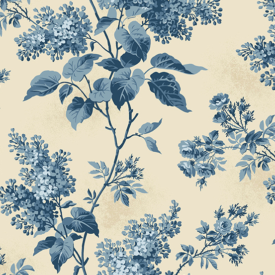 31” Of Fabric 8288-W Andover Fabrics-Blue Moon 